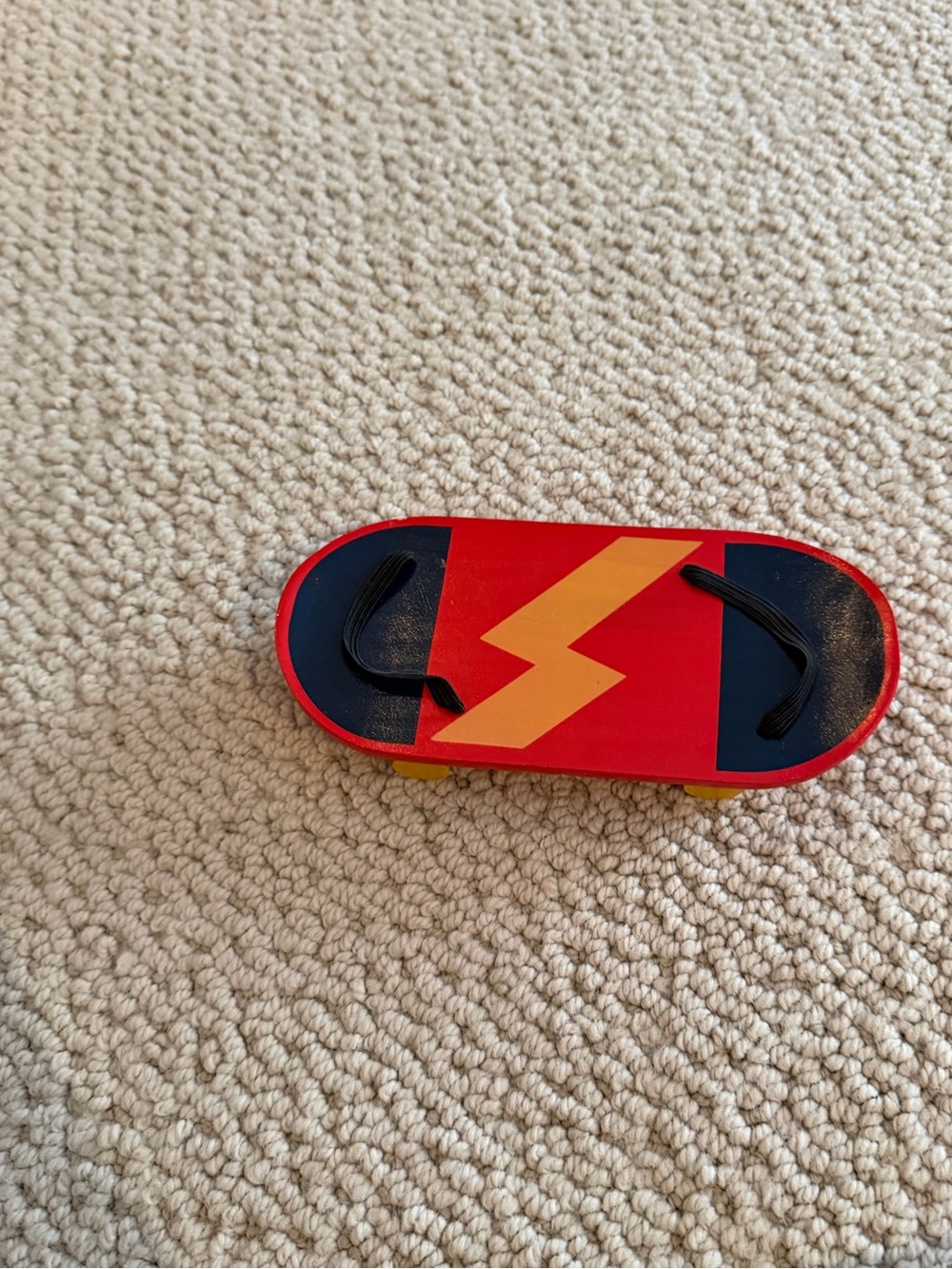 Build a bear Red Lightning Skate Shoes - Youth Slip-On skateboard